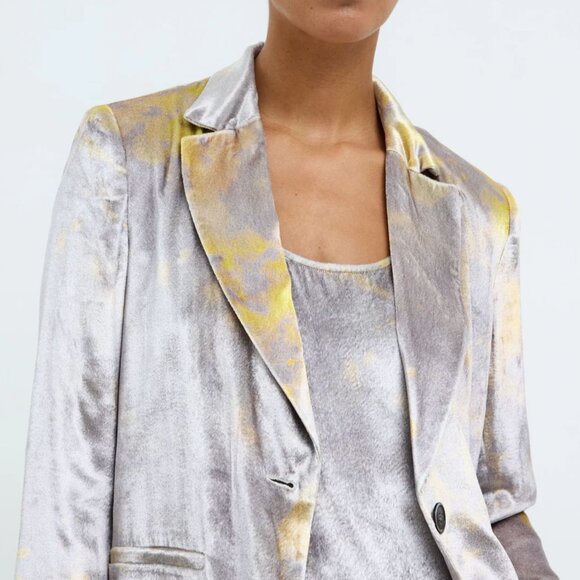 Raquel Allegra Velvet Ether Lia Blazer - NWT - Picture 1 of 8